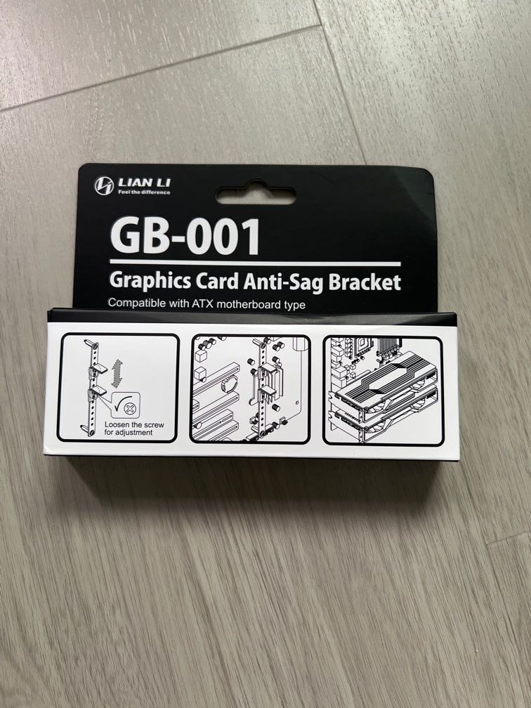 Lian li GB001 gpu anti sag bracket, Computers & Tech, Parts