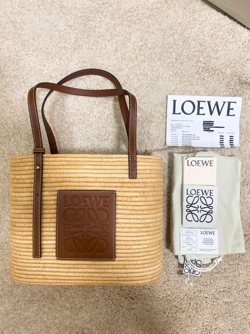 Loewe small sales square basket bag