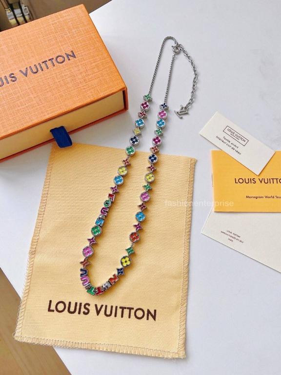 Louis Vuitton Rainbow Metal Fragment Monogram Flash Brooches Set