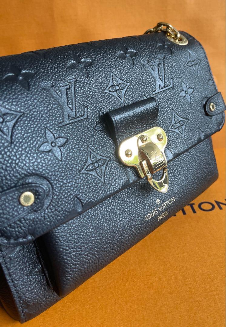 Louis Vuitton Vavin BB (Black Embossed Monogram Empreinte Leather )