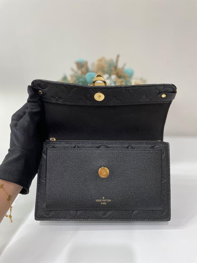 Vavin leather handbag Louis Vuitton Black in Leather - 36455262