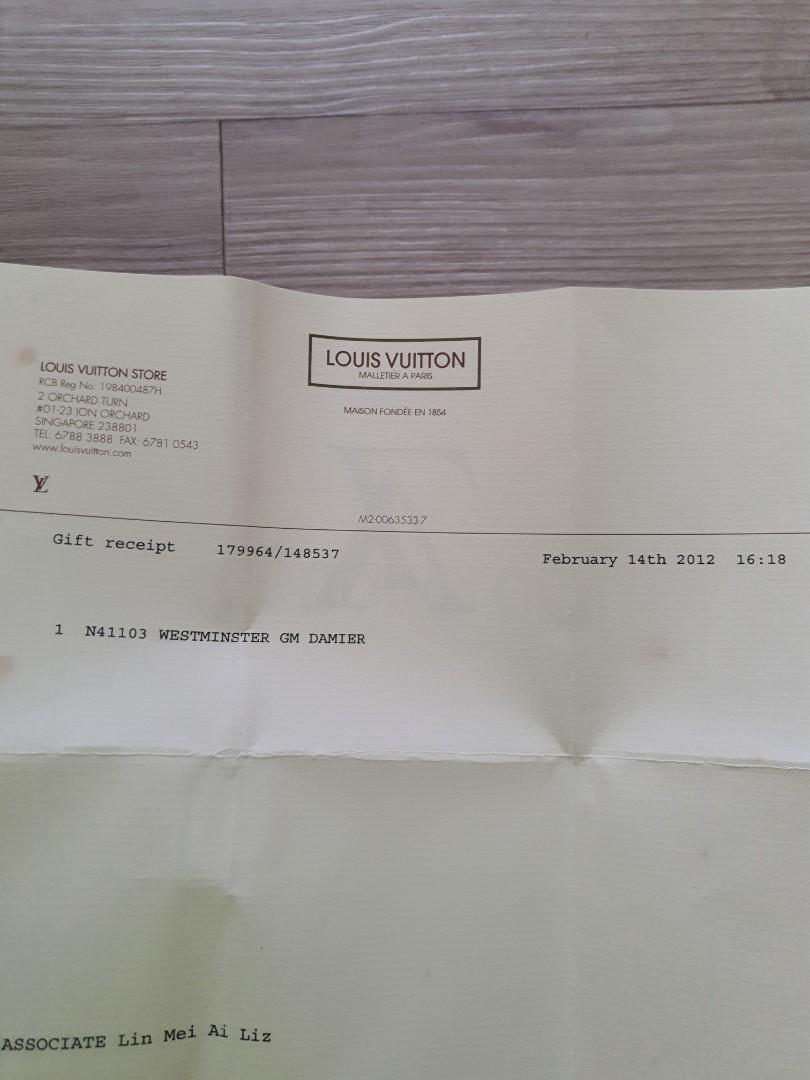 Louis Vuitton Pochette Document Used (5929)