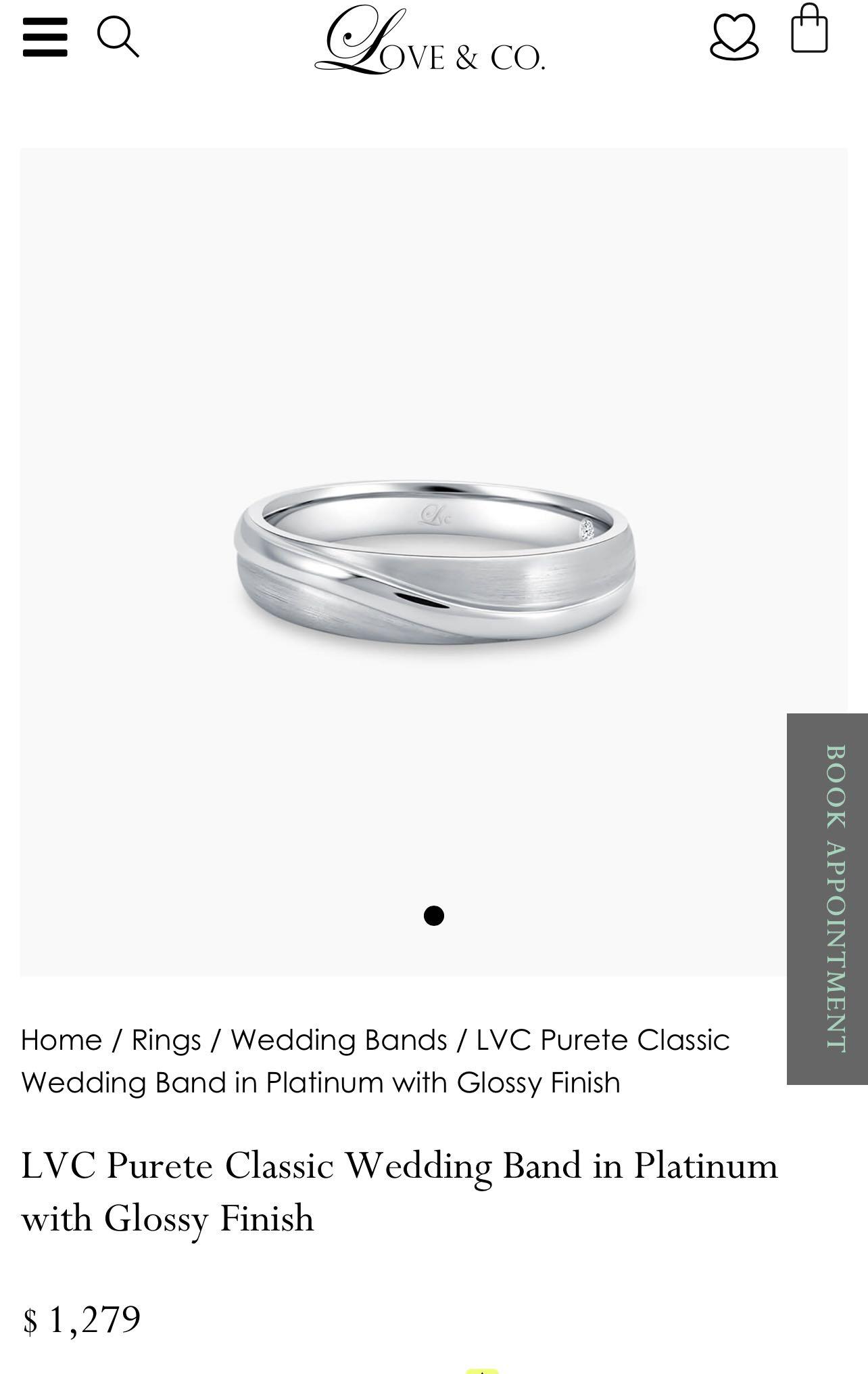Pt950 platinum sales ring price