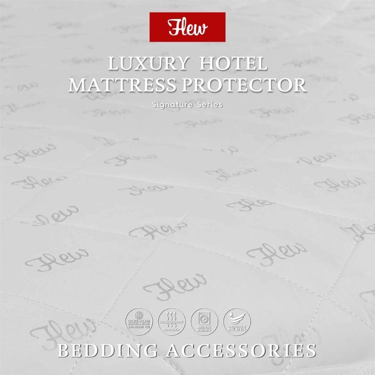 Luxury Hotel Mattress Protector with Microfiber Fabric Quilted