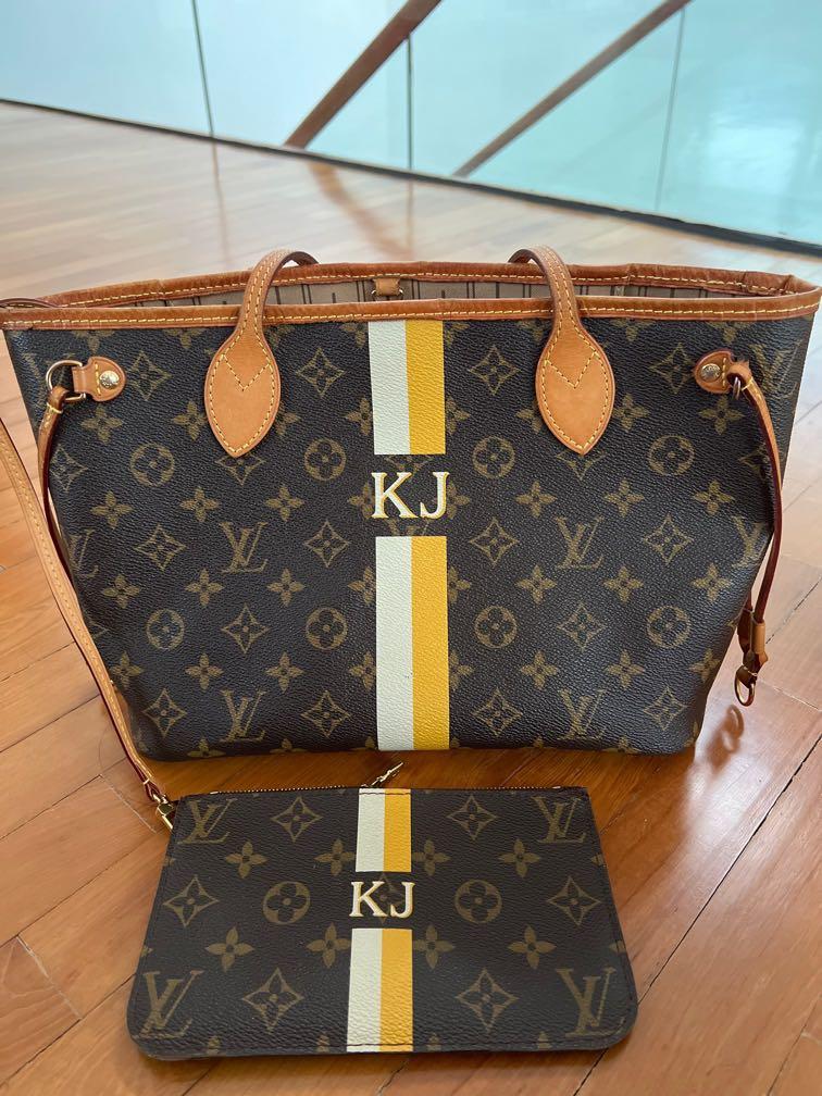 LV neverfull small - mon monogram, Luxury, Bags & Wallets on Carousell