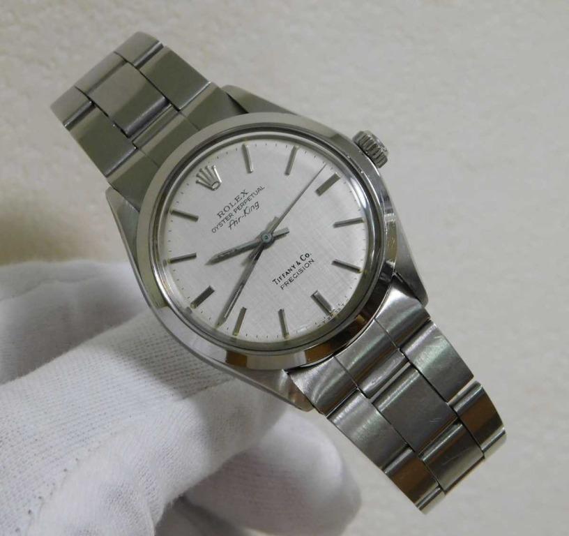 Made in 1970 Rolex 5500 Tiffany Double Name ROLEX Air-King Air