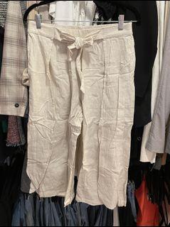 Mango linen culottes