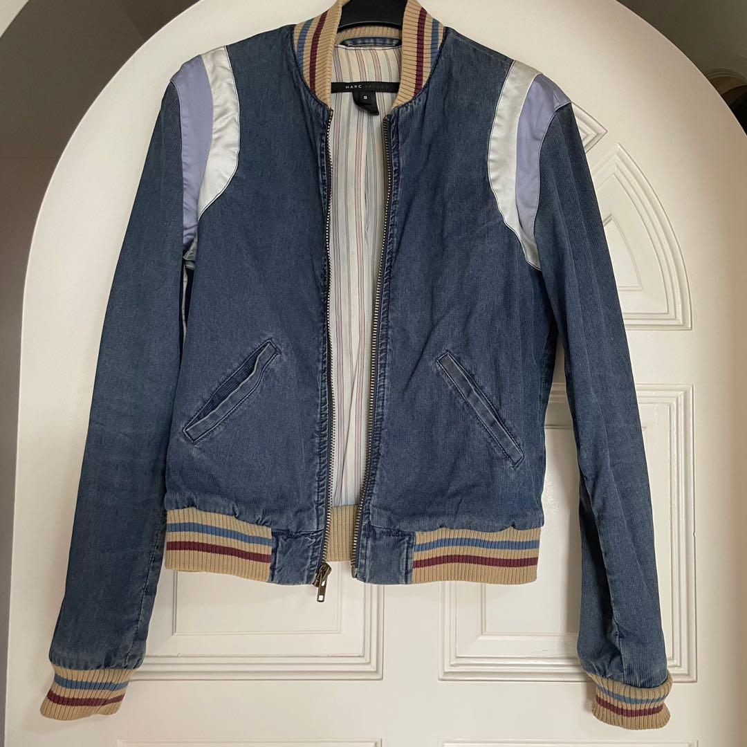 Marc Jacobs Denim bomber Jacket Women s Fashion Coats Jackets and Outerwear on Carousell