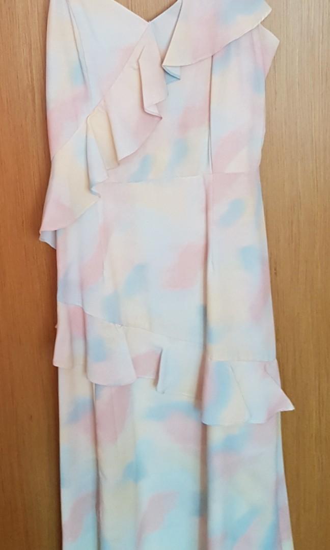 Mds stripes cheap rainbow dress