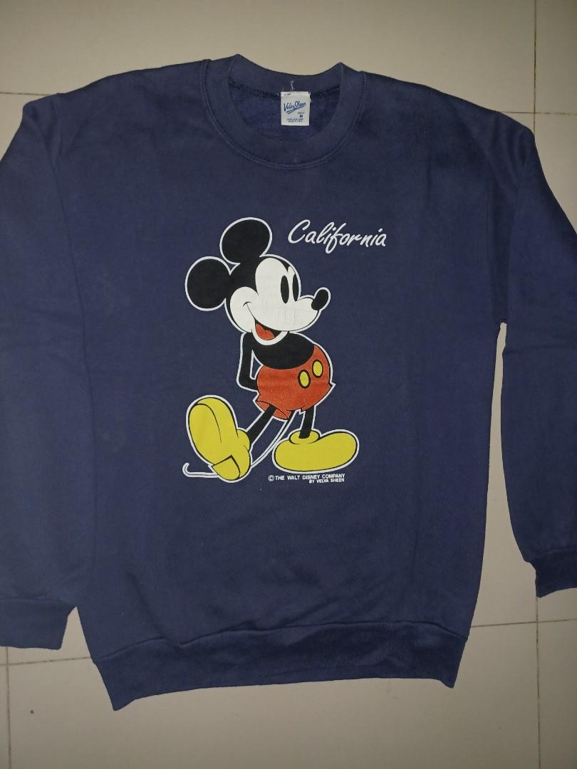米国製 90s Velva 古着 Velva Sheen MICKEY MOUSE ミッキーマウス