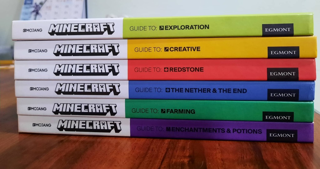 Minecraft Guide Collection 6 Books Set Exploration; Creative; Redstone; The Nether & the End