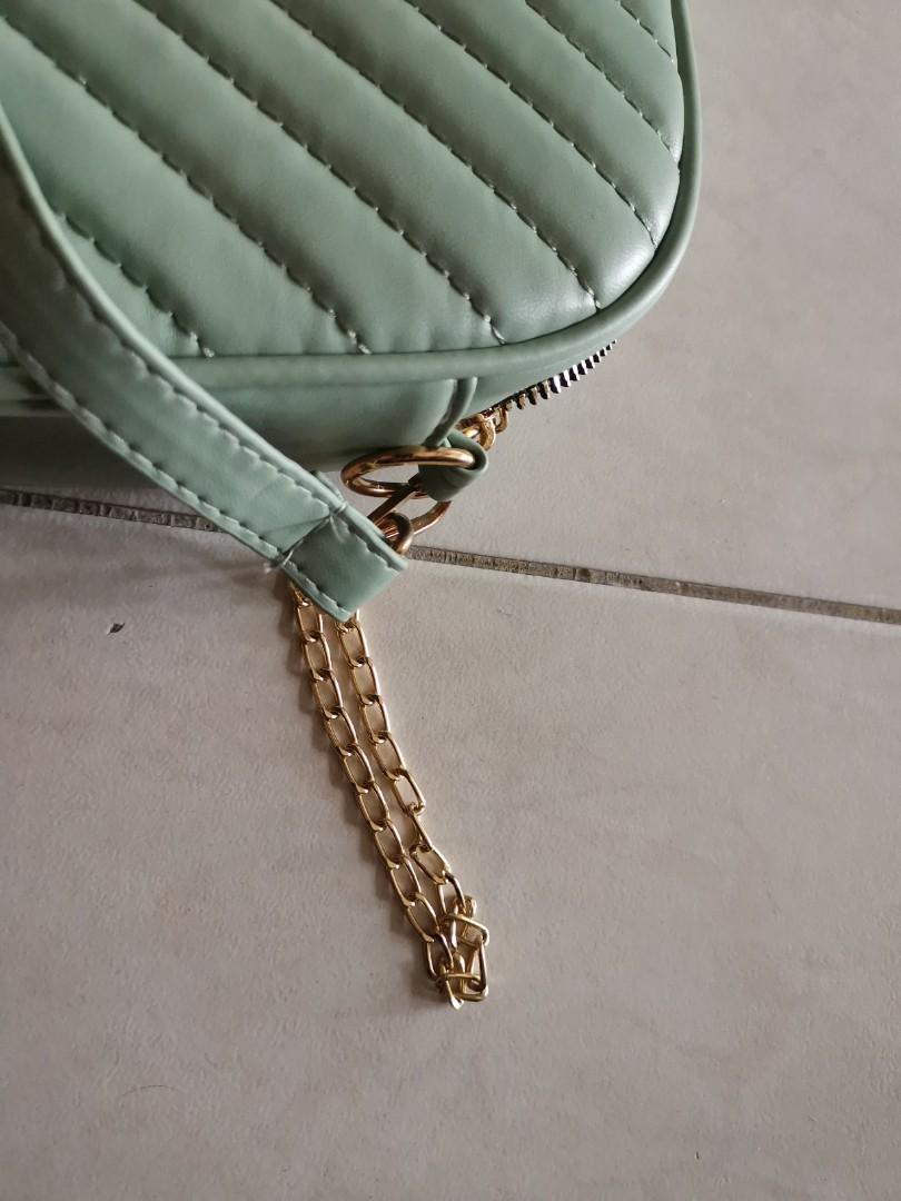 Mint Green Camera Bag Shoulder/CrossBody, Women's Fashion, Bags