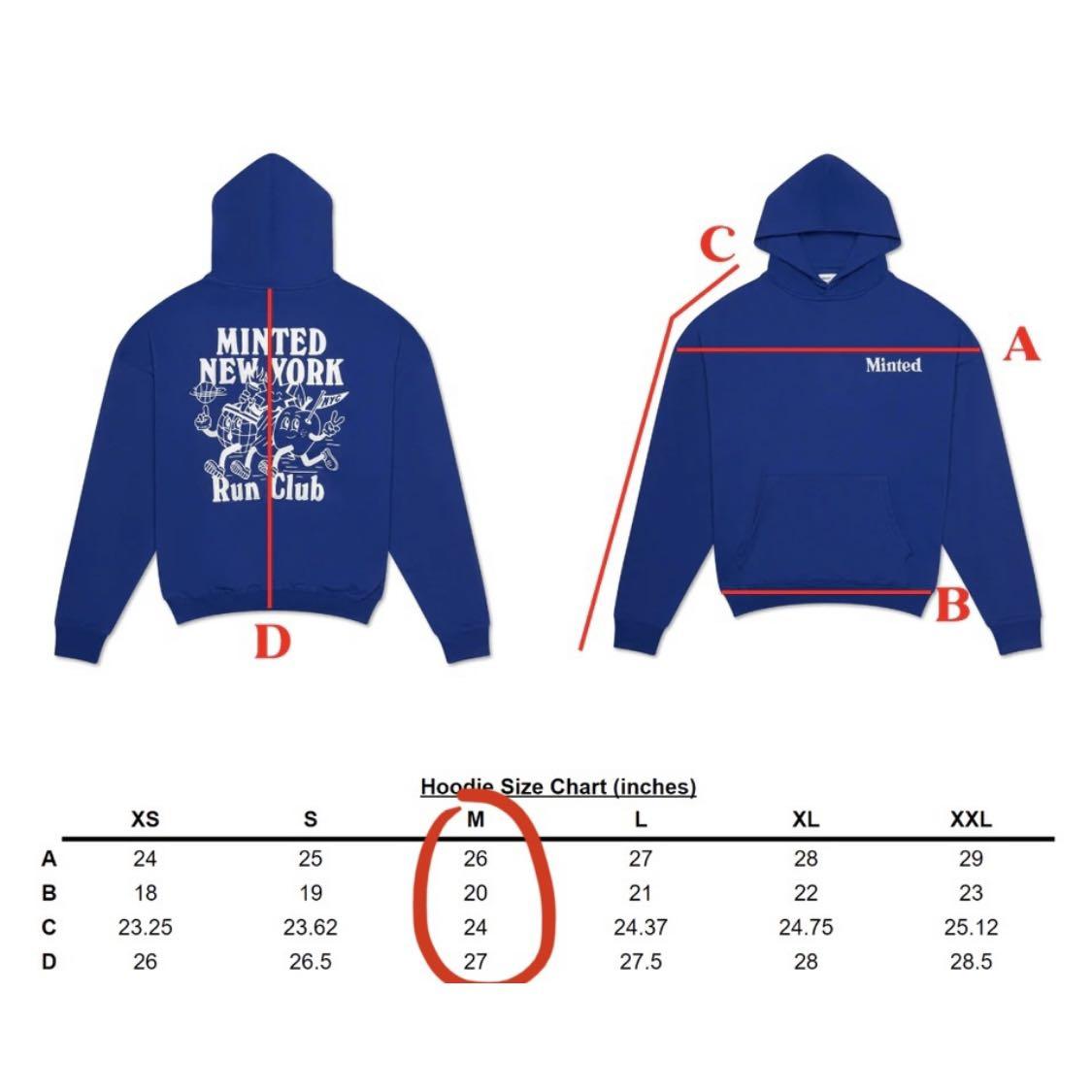 Minted New York Run Club Hoodie, Men's Fashion, Coats, Jackets and