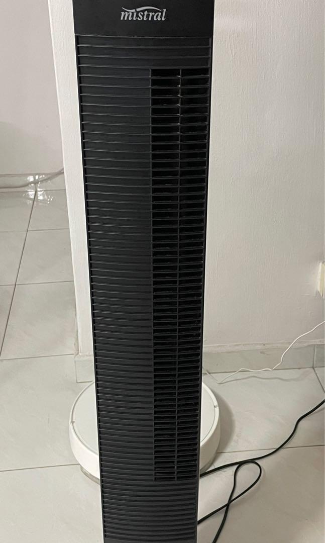 Mistral Tower Fan with remote control, Furniture & Home Living, Lighting & Fans, Fans on Carousell