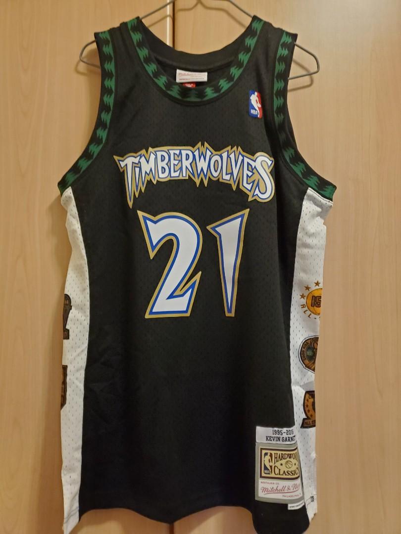 Kevin Garnett Mitchell and Ness Hall of Fame Jersey 1995-2016 Sz