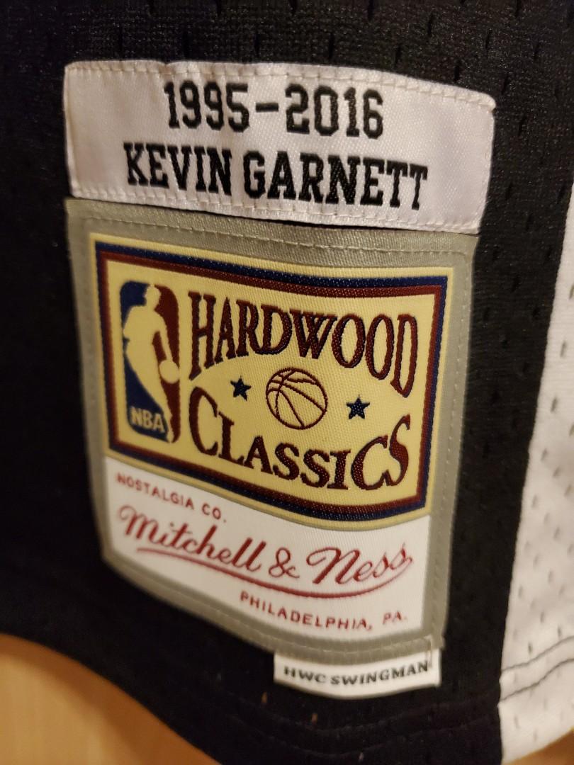 Kevin Garnett Mitchell and Ness Hall of Fame Jersey 1995-2016 Sz