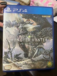 PS4 monster hunter 魔物獵人中英文版 光碟