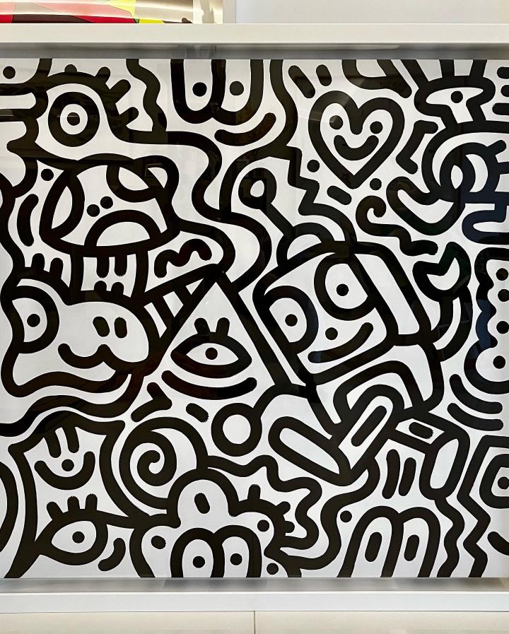 Mr Doodle Acrylic on Canvas, 興趣及遊戲, 手作＆自家設計, 文具及