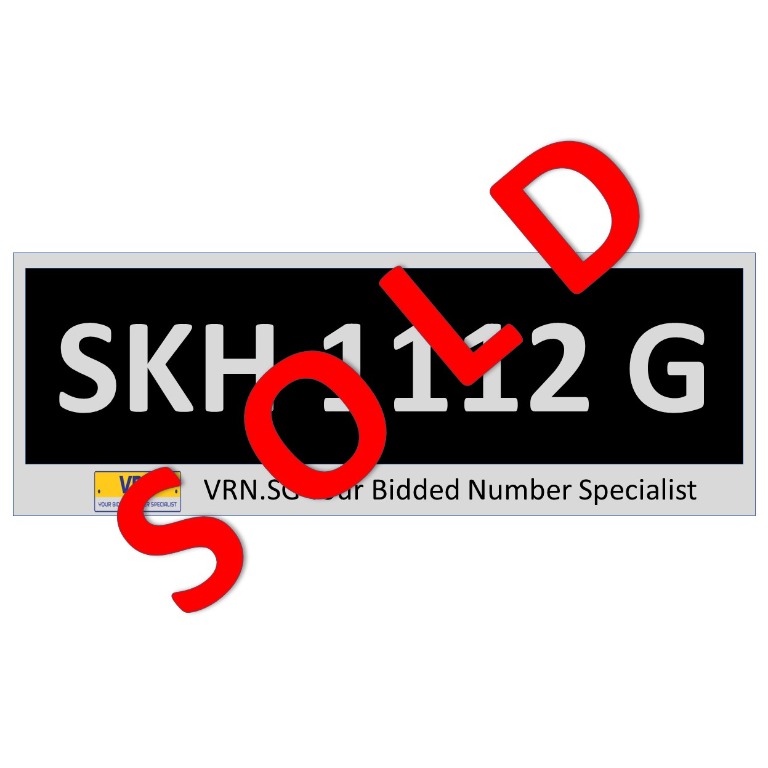 Nice Car Number Plate for Sale SKH 1112 G (SKH1112G), Car Accessories