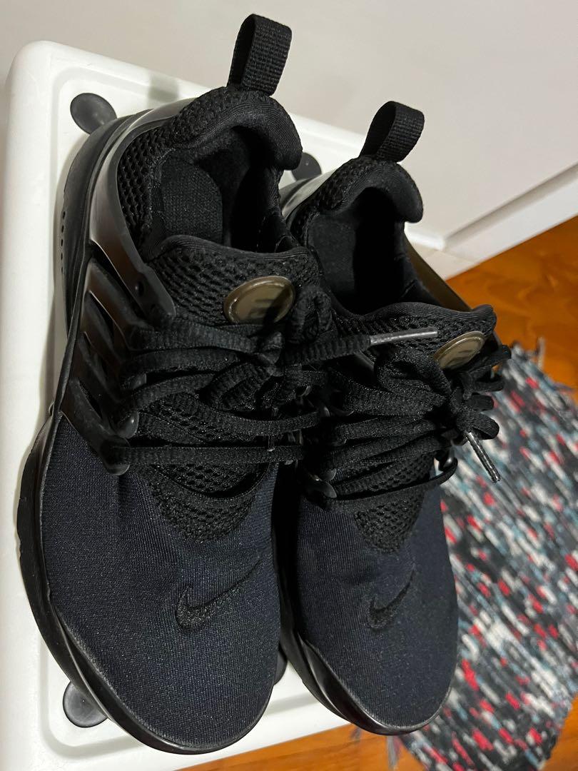 mens nike presto all black