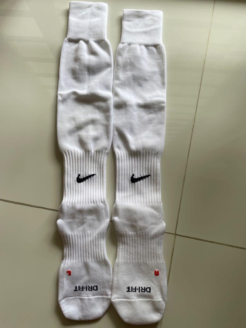 White nike soccer socks store