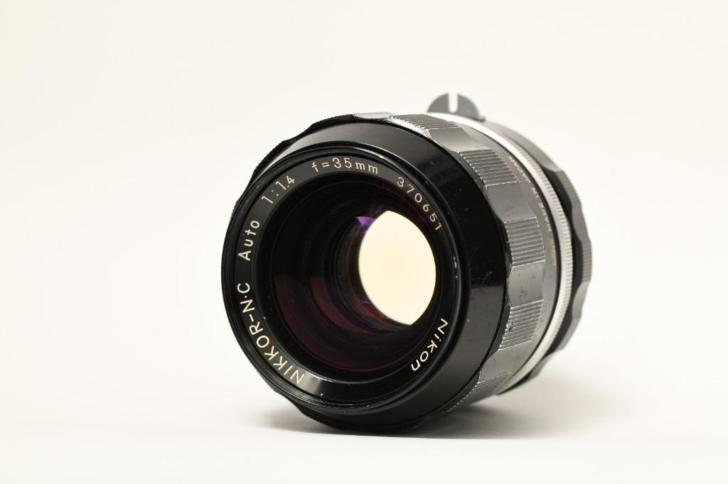 NIKON 35mm F1.4 N.C Auto (F Mount 改AI), 攝影器材, 鏡頭及裝備