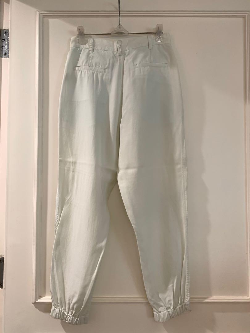 Oak & Fort Pastel Trousers (Category: Other Bottoms) located in Pasig City. Submitted by j__closet (Listing ID 1166165206, Image 3). Description: ITEM DETAILS - purchased from Oak & Fort, Canada - soft and slightly sheer fabric - ankles are garterized IMPORTANT - All items are authentic and any flaws will be disclosed - Item goes to the highest bidder - Once offer is accepted, buyer has 24 hours to secure payment. Otherwise, reservation will be l