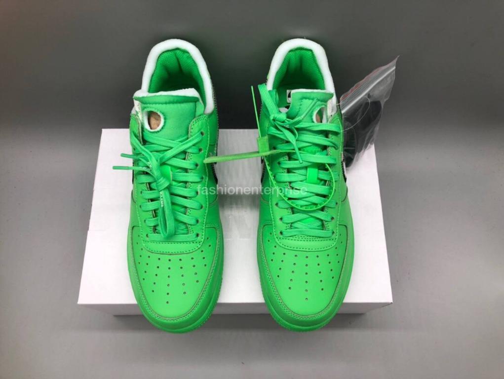 Size 11.5 - Nike Air Force 1 Low Light Green Spark