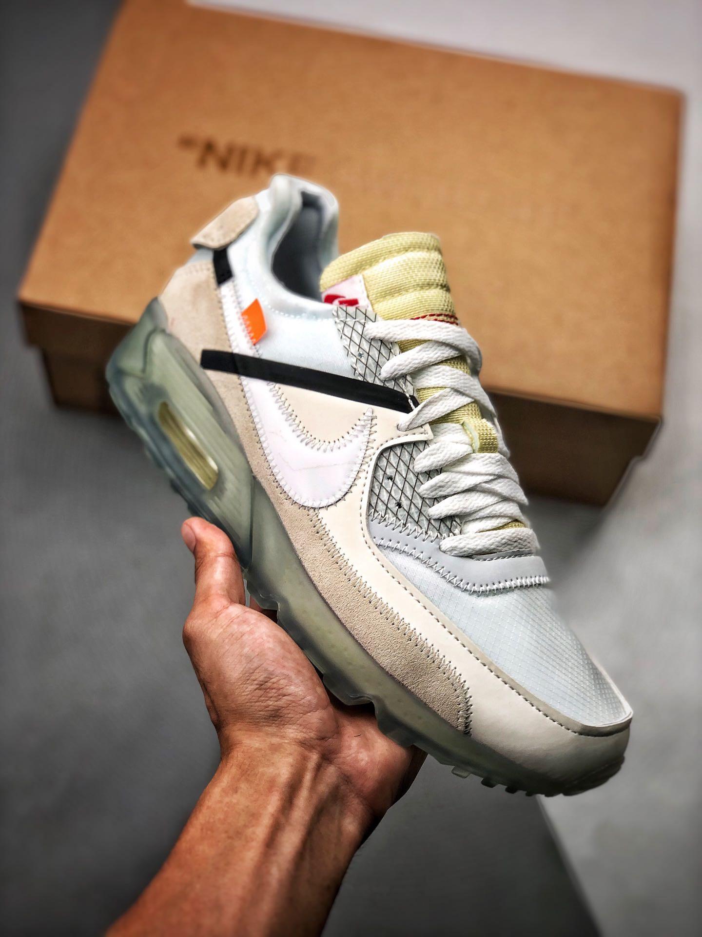 off white nike air max 90 ice