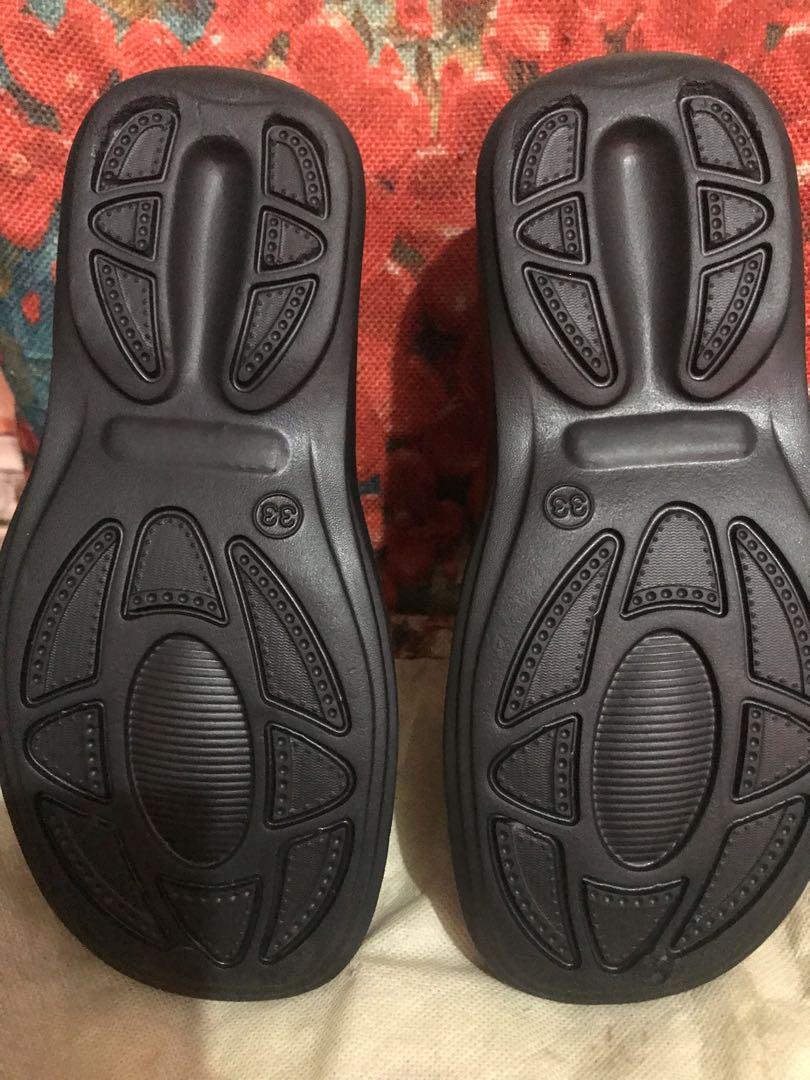OTTO balck rubber shoes Babies Kids Babies Kids Fashion on Carousell