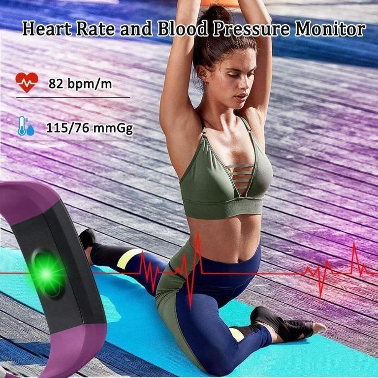 OumuEle Fitness Tracker Hr, Kids Activity Tracker Watch Android