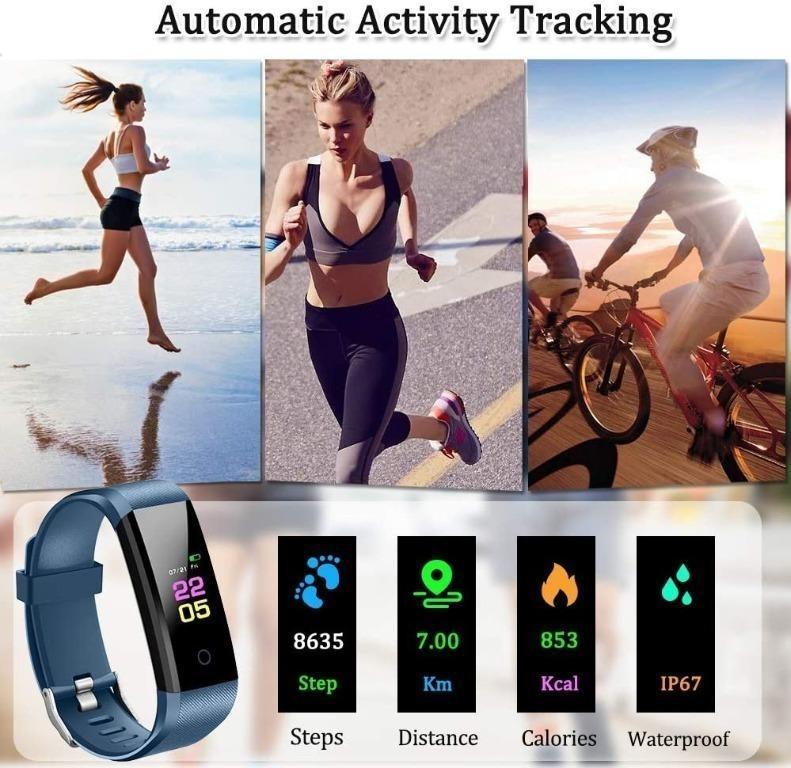 OumuEle Fitness Tracker Hr, Kids Activity Tracker Watch Android