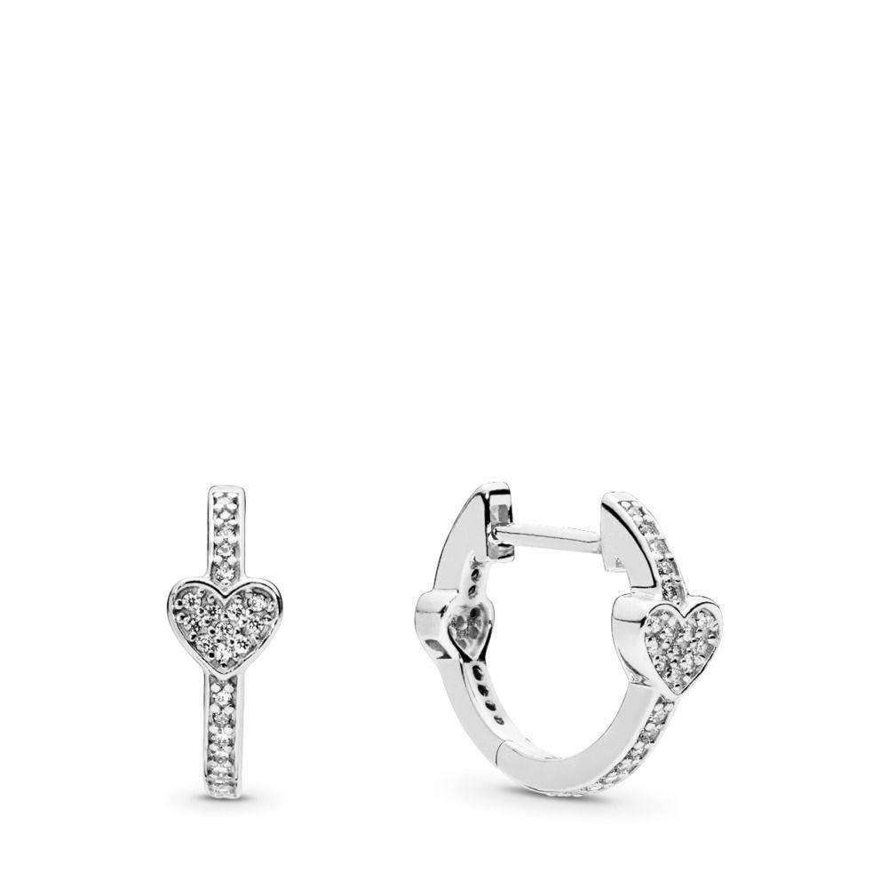 Alluring hearts hoop earrings hotsell