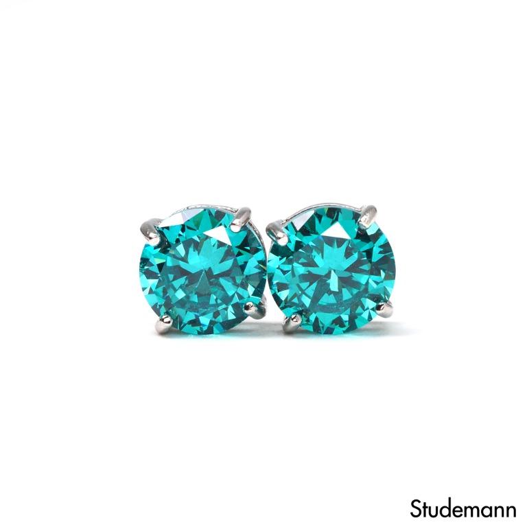 Mens green earrings store