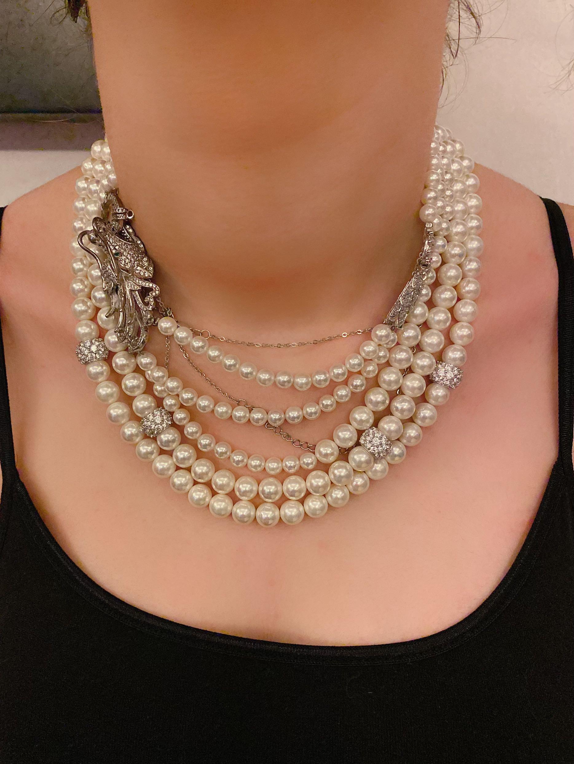 Pearl Necklace - choker mutiara, Fesyen 