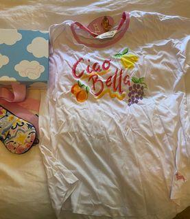 Peter Alexander Ciao Bella Tee and Sleeping Mask