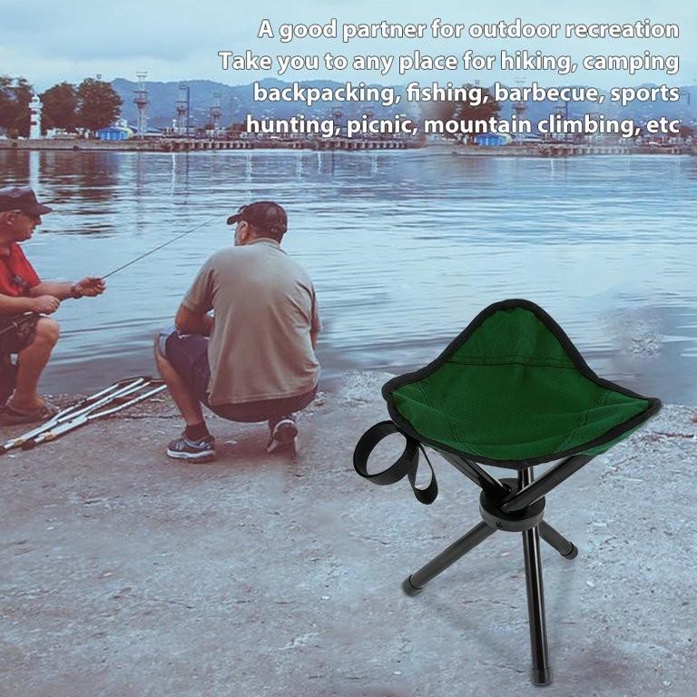 Portable Triangle Chair Three Legged Stool Outdoor Hiking Fishing Foldable  [red], 興趣及遊戲, 旅行, 旅遊- 旅行必需品及用品- Carousell