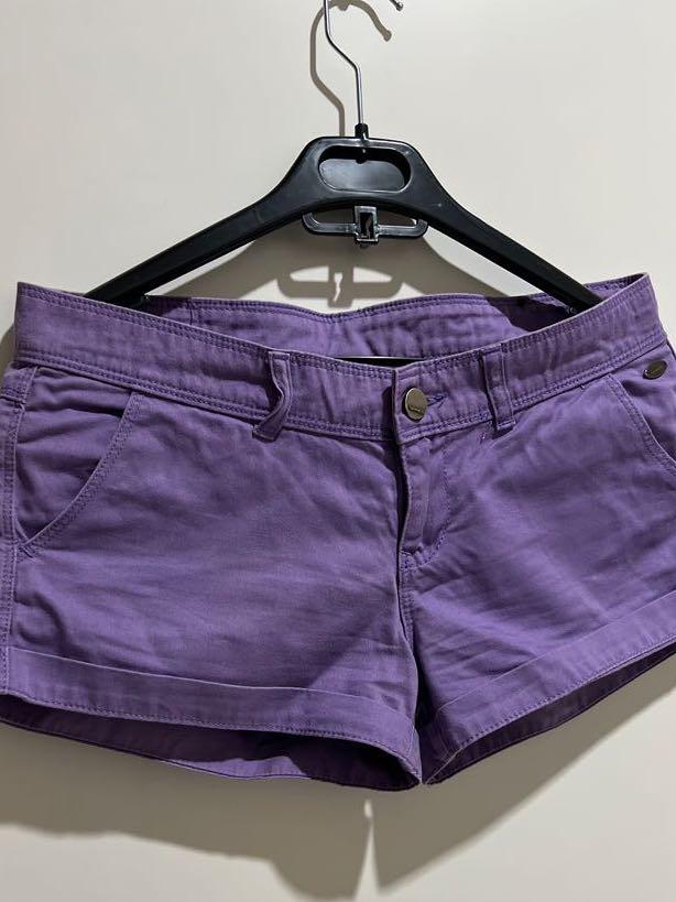 Purple Shorts - HAMMER, Fesyen Wanita 