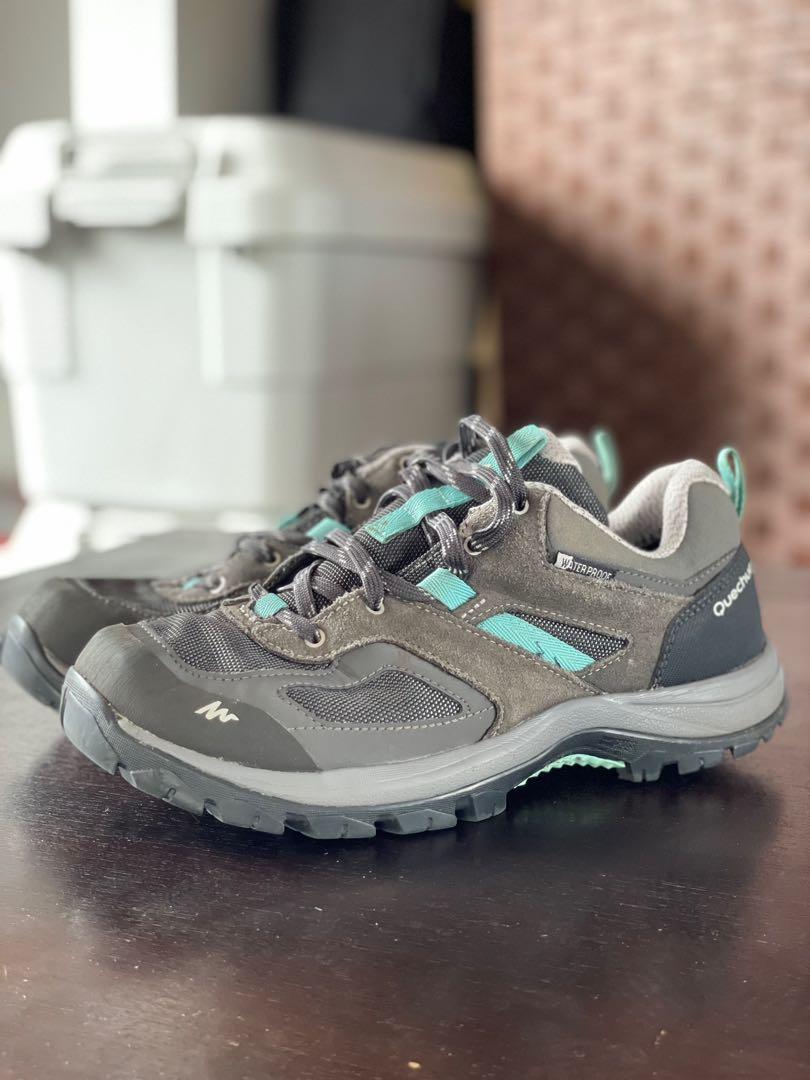 Quechua mh100 waterproof men's on sale hiking shoes