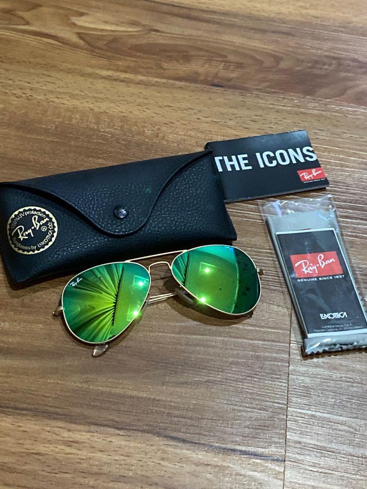 Ray ban luxottica original Fesyen Pria Aksesoris Kacamata di