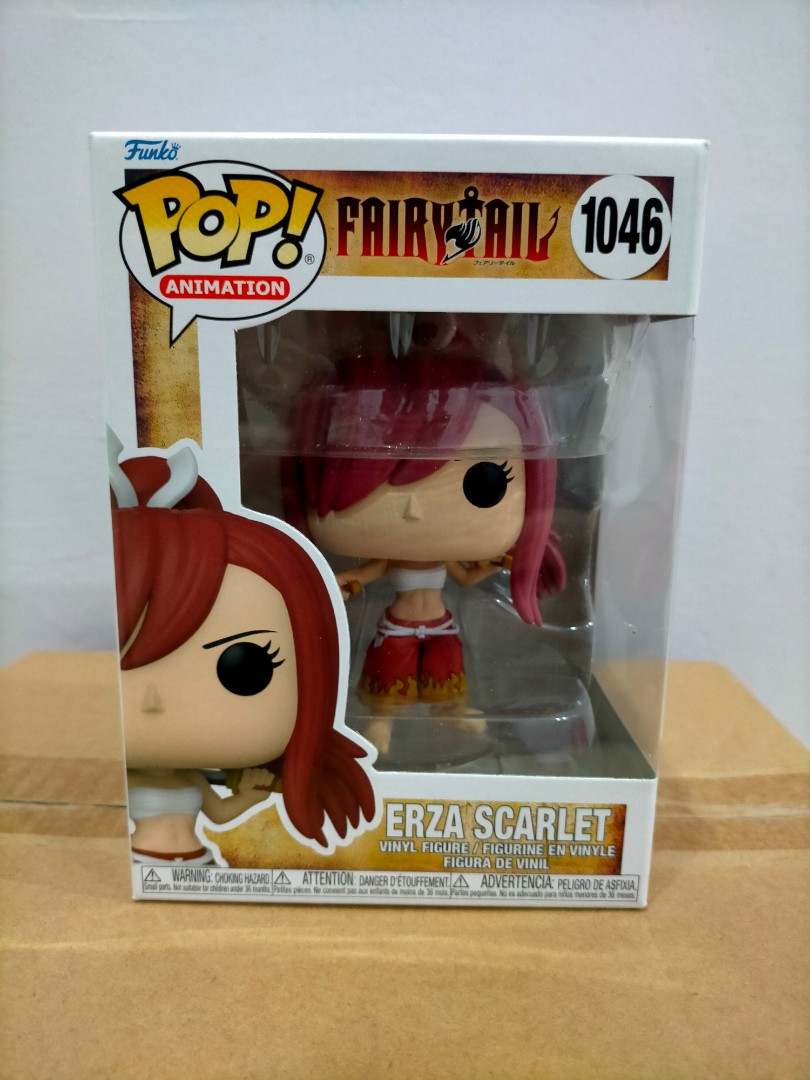 READY STOCK Fairy Tail Erza Scarlet Pop Vinyl Figure Hobbies