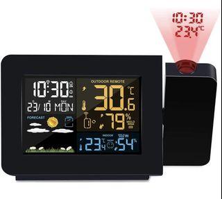 ELEGIANT EOX-9901 Weather Station with LCD Screen Indoor Outdoor Temperature  Hum