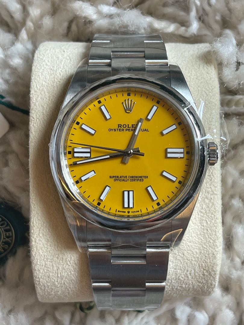 Rolex Oyster Perpetual 41mm Yellow, 名 
