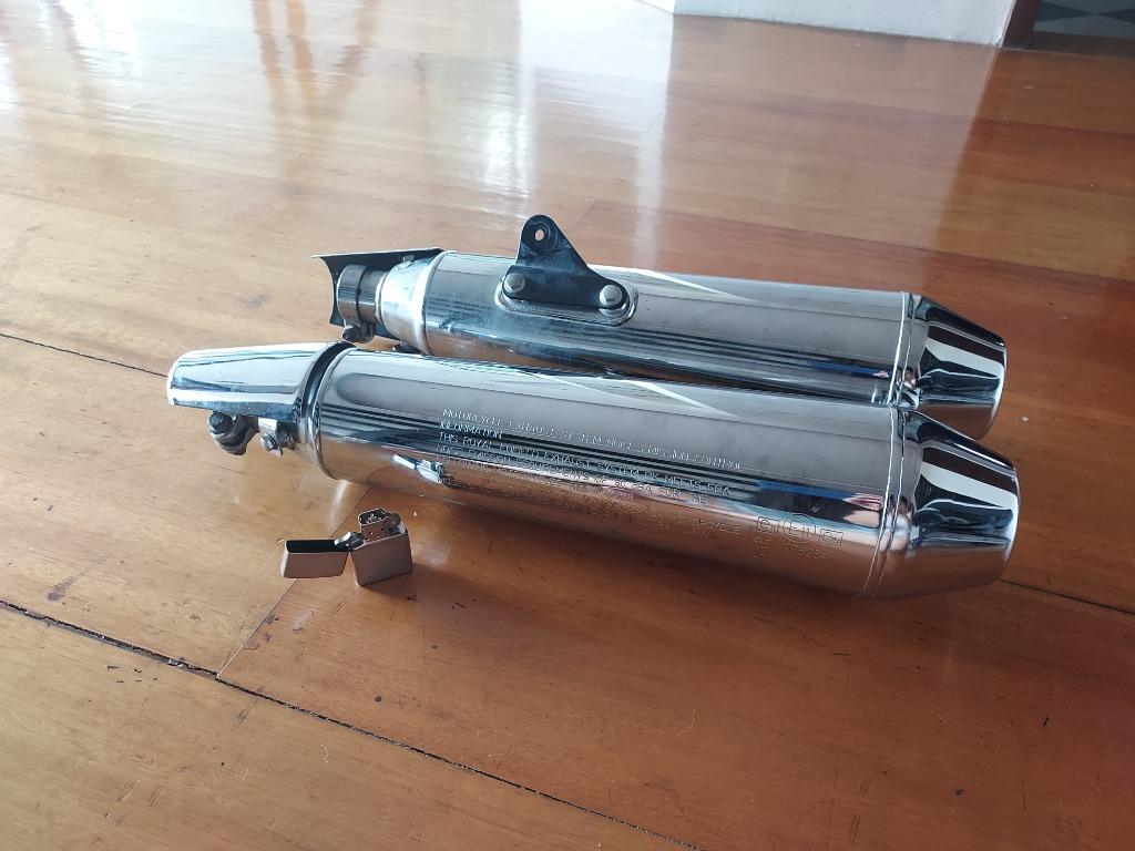 Royal enfield hot sale stock exhaust