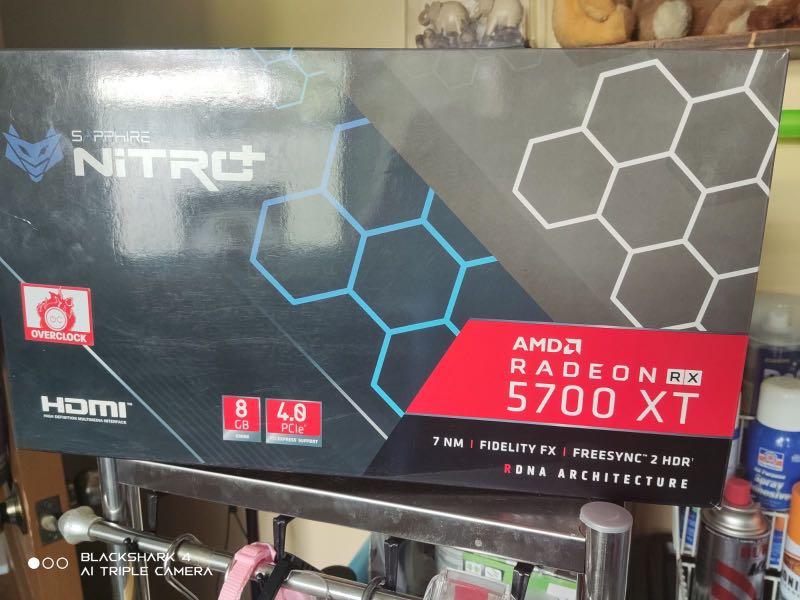 Sapphire Nitro+ Radeon RX 5700 XT 8GB GPU (Category: Computer Parts) located in Manila. Submitted by miquiel26 (Listing ID 1166129863, Image 1). Description: Sapphire Nitro+ Radeon RX 5700 XT 8GB - 25K PHP - Bought Q3 2019 (Dynaquest Paranaque) - 12 months used for mining. - BIB since February 2022..