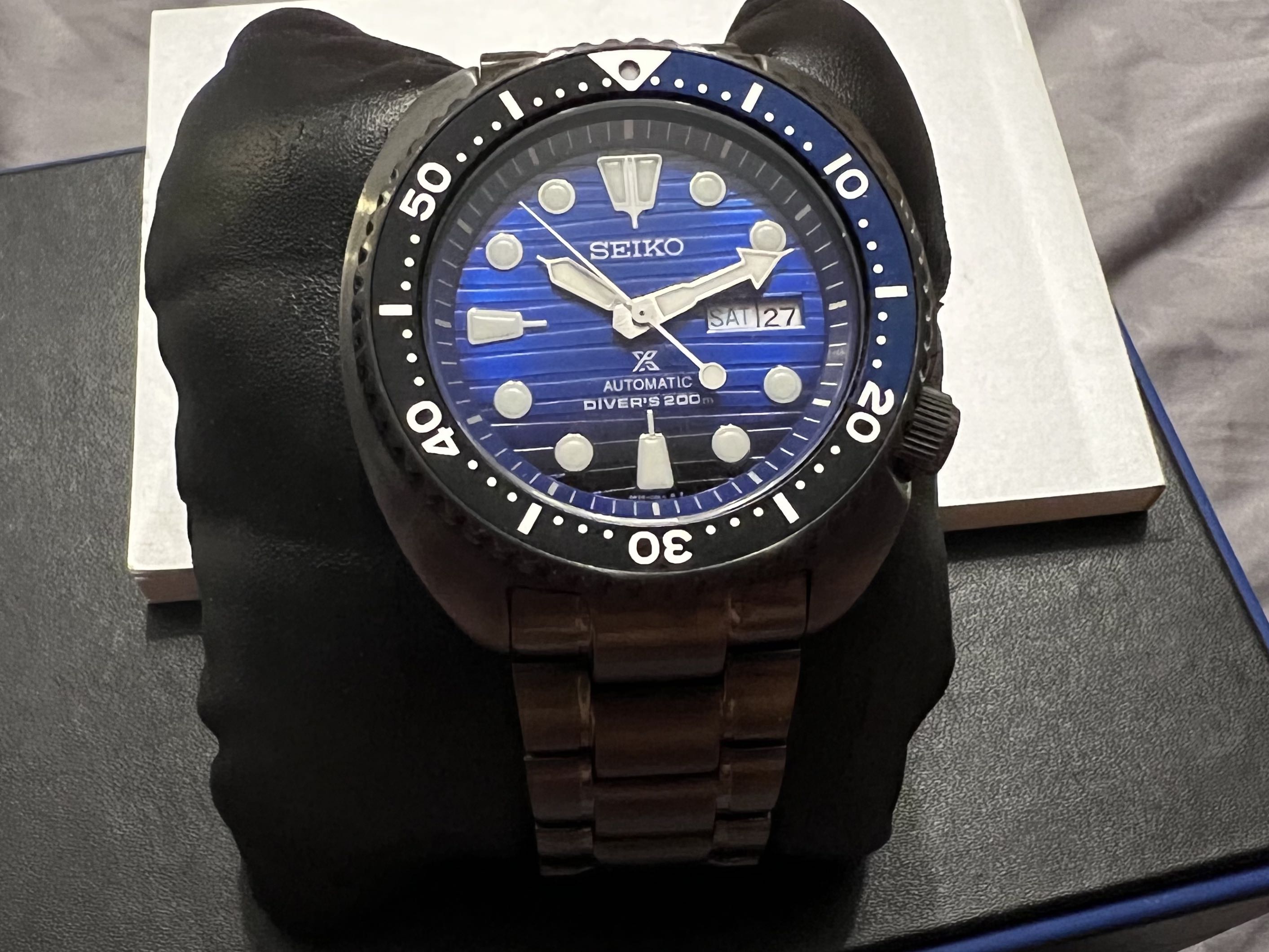 Seiko Turtle Save The Ocean Automatic Watch Men s Fashion