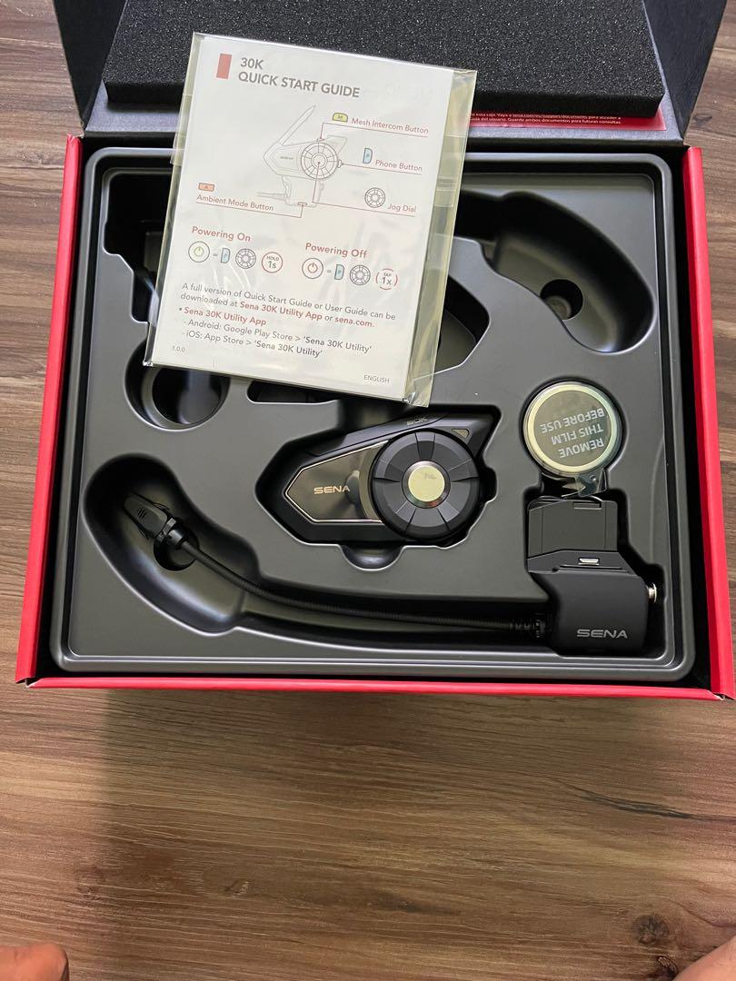 Sena 30K single pack Motorcycles Motorcycle Accessories on Carousell