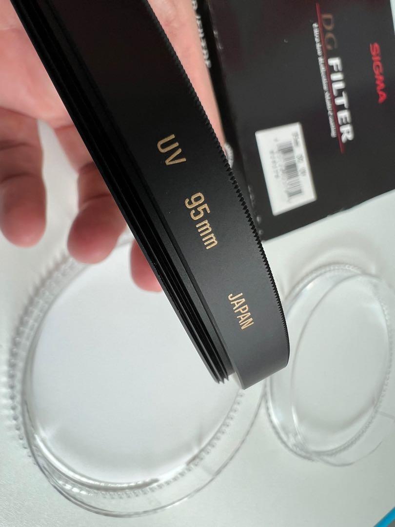 Sigma DG UV Filter 95mm, 攝影器材, 鏡頭及裝備- Carousell