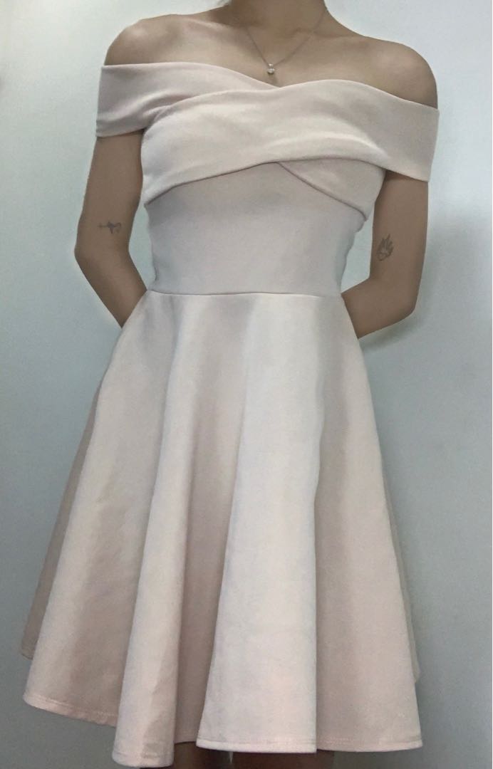 Simple Cream Evening Dress Women s Fashion Dresses Sets