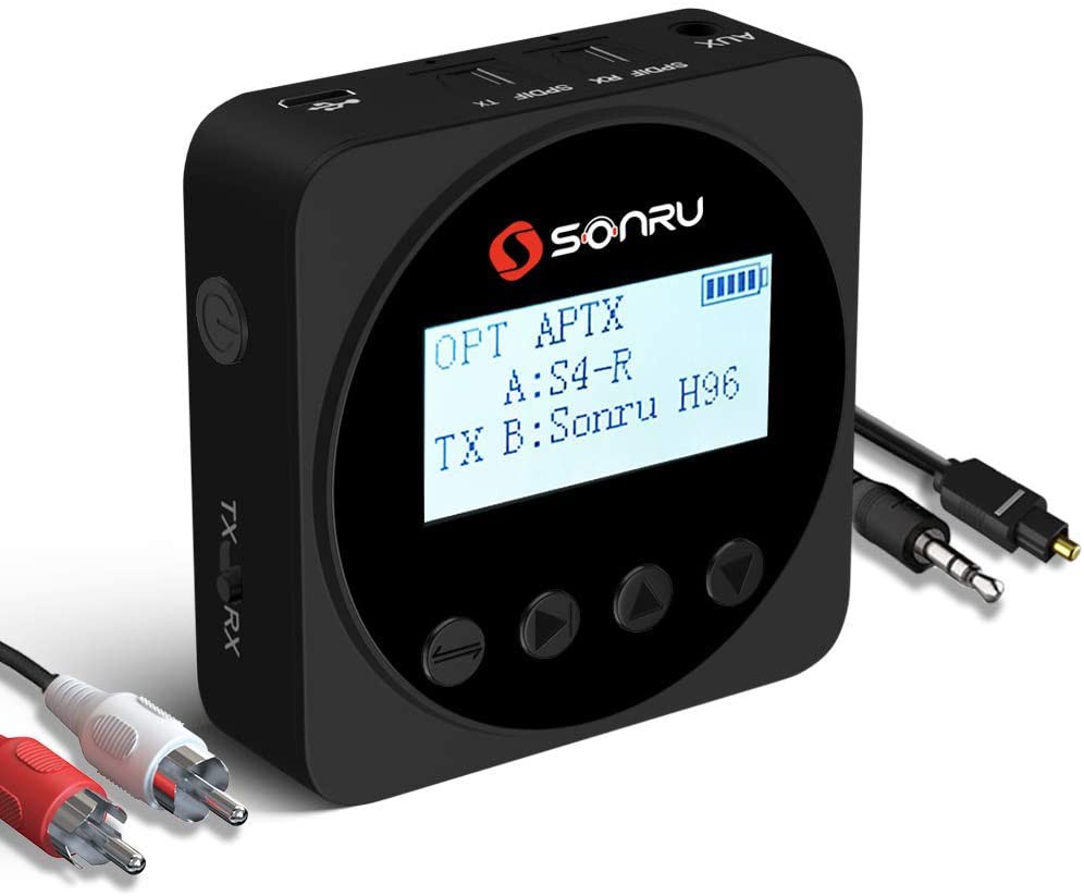 Sonru B6 Bluetooth 5.0 Transmitter Receiver, Wireless Audio
